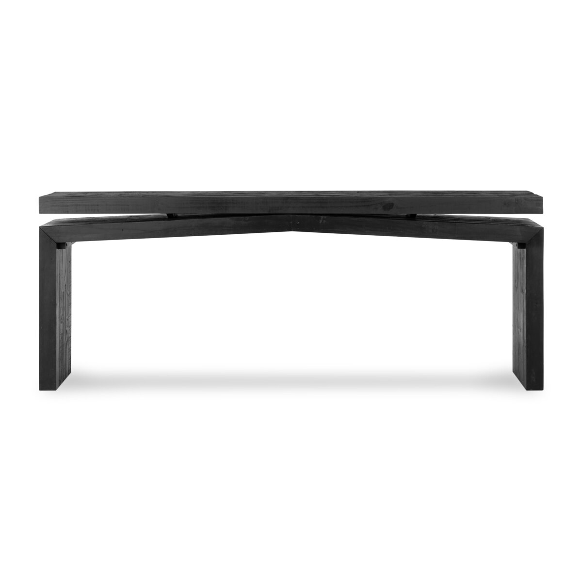 Matthes Console Table Aged Black Pine