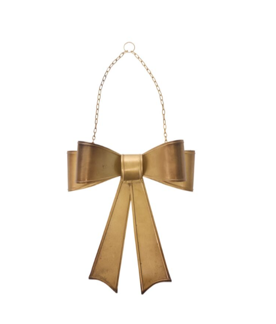 Metal Bow Wreath