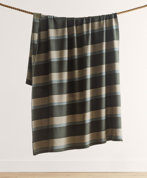 Eco-Wise Easy Care Queen - Olive Stripe