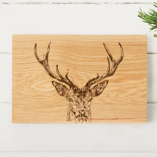 Oak Serving Board - Stag