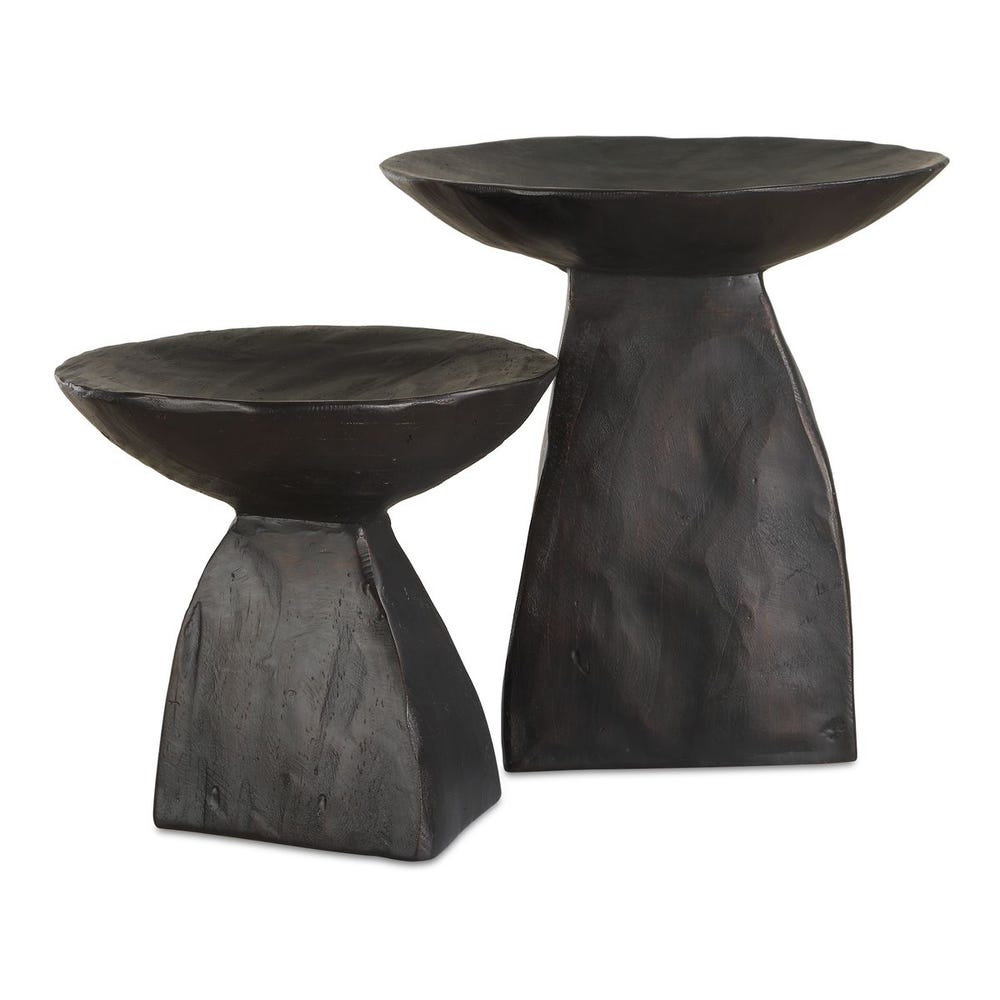 Shadow Pedestal Bowls S/2