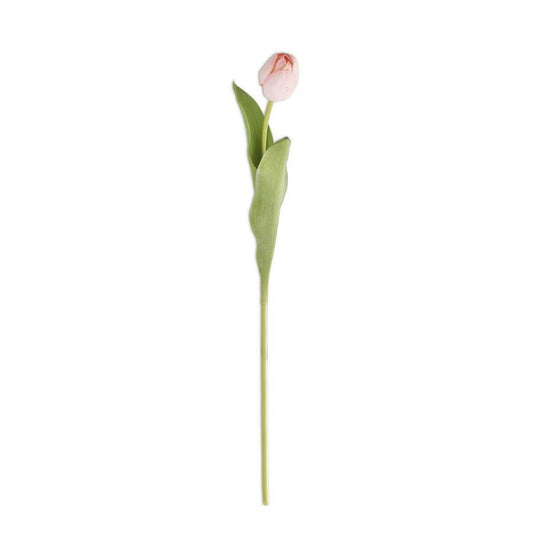 26.75" Pink Silk W Real Touch Single Tulip Stem