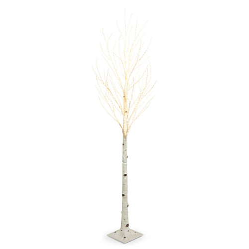 6' LIGHTED BIRCH TREE WITH FAIRY LIGHTS