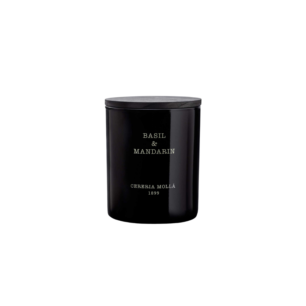 Basil & Mandrian Candle 8oz-black