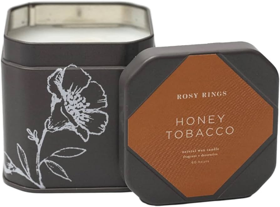 Rosy Ring Candle Tin