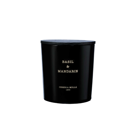 Basil & mandrin Candle 21 oz-black