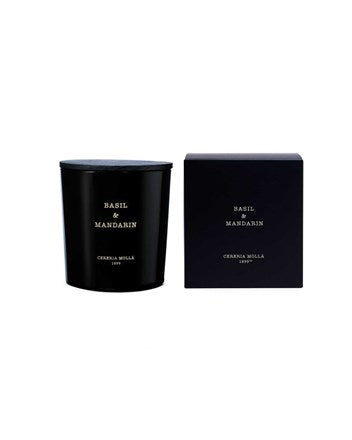 Basil & mandrin Candle 21 oz-black