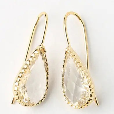 Crystal Teardrop Earrings
