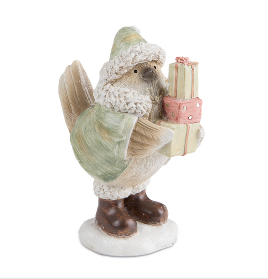 Bird w/Package Figurine