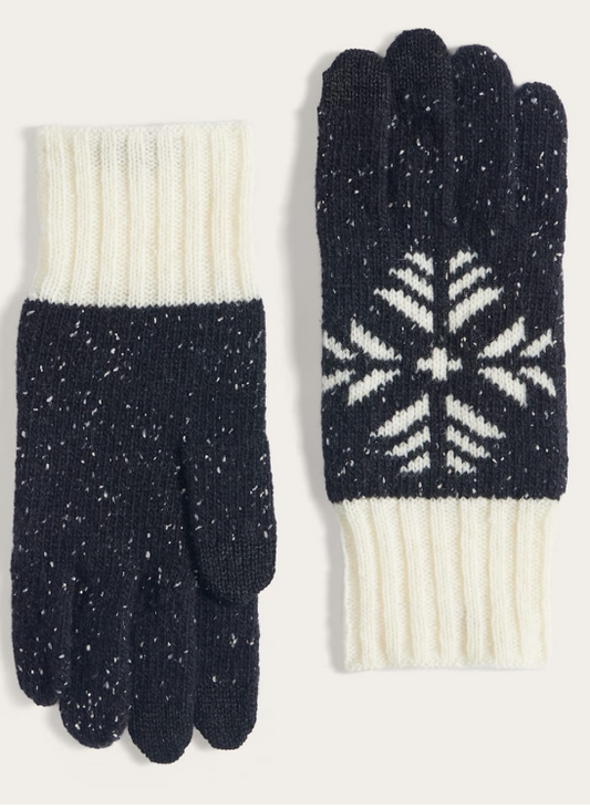 Icon Lamb's Wool Texting Gloves - Black