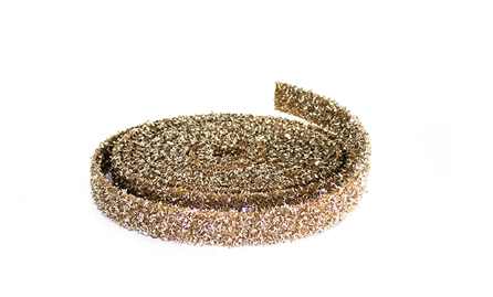 Gold Glitter Rope 1"W x 15'L