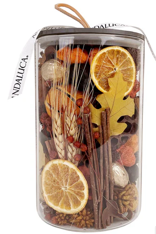 Harvest Citrus Potpourri Jar