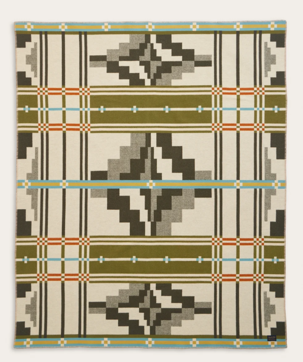 Seven Springs Jacquard Twin Blanket