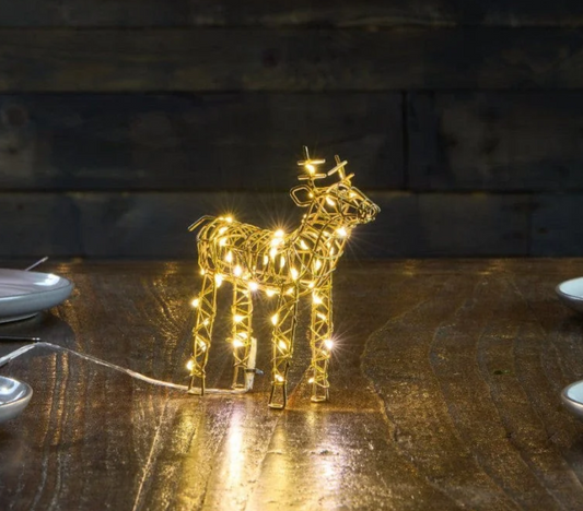 Gold Wire Reindeer - Small